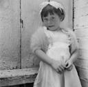 Nigel Henderson, ‘Photograph showing an unidentified young girl, possibly Drusilla Henderson’ [c.1949–c.1956]