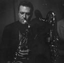 Nigel Henderson, ‘Photograph of Pete King performing on saxophone’ [c.1949–c.1956]