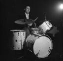 Nigel Henderson, ‘Photograph of Tony Crombie performing on drums’ [c.1949–c.1956]