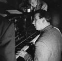 Nigel Henderson, ‘Photograph of Tony Crombie performing on a piano with Benny Green’ [c.1949–c.1956]