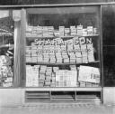 Nigel Henderson, ‘Photograph showing shop front of Shara & Son, selling buttons and trimmings’ [c.1949–c.1956]