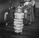 Nigel Henderson, ‘Photograph showing an unidentified child at a fancy dress party to mark the Coronation’ [1953]