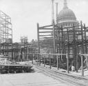 Nigel Henderson, ‘Photograph showing a construction site, St Paul’s Cathedral in the background’ [c.1949–c.1956]