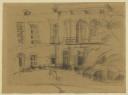 Felicia Browne, ‘Sketch of a large building in Prague ’ [c.1935]