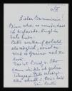 Henriette von Motesiczky, recipient: Marie-Louise Von Motesiczky, ‘Letter from Henriette von Motesiczky, Amersham’ 6 June [1956]