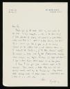 Godfrey Samuel, recipient: Marie-Louise Von Motesiczky, ‘Letter from Godfrey Samuel ’ 30 September 1967