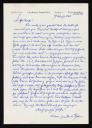 Theo Garve, Gerda Garve, recipient: Marie-Louise Von Motesiczky, ‘Letter from Gerda and Theo Garve, Hamburg’ 29 August 1968