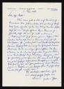 Theo Garve, Gerda Garve, recipient: Marie-Louise Von Motesiczky, ‘Letter from Gerda and Theo Garve, Hamburg’ 2 November 1968