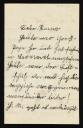 Josephine Lieben, ‘Letter from Karl von Motesiczky and Josephine Lieben’ [May 1911]