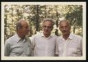 Unknown Photographer, ‘Photograph of Eduard, Heinrich and Hans Karplus’ 1970