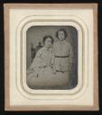 Unknown Photographer, ‘Framed photograph of unidentified woman and boy’ [c.1890s]