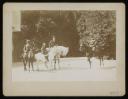 Unknown Photographer, ‘Mounted photograph of Leopold von Lieben, Henriette von Motesiczky and two unidentified men on horses’ 1893