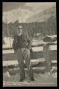 Marie-Louise Von Motesiczky, ‘Photograph of unidentified man standing in snow and wearing sunglasses’ 1920s