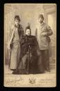 Sébah & Joaillier, ‘Mounted photograph of Anna von Lieben and two unidentified persons’ 1890s