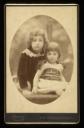 Victor Angerer, ‘Mounted photograph of Robert von Lieben and Henriette von Motesiczky as children’ [c.1884]