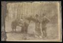 Unknown Photographer, ‘Mounted photograph of Edmund von Motesiczky watching a child on a pony with two women, a dog and a lamb’ [c.1904 –1909]
