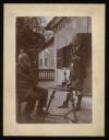 Unknown Photographer, ‘Mounted photograph of Edmund von Motesiczky standing on a verandah with another seated man’ 22 October 1906