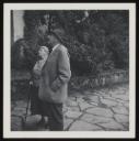 Unknown Photographer, ‘Photograph of Henriette von Motesiczky and a man standing in a garden’ [c.1960s