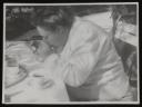 Unknown Photographer, ‘Photograph of Henriette von Motesiczky sitting at a table eating soup ’ [c.1920s]