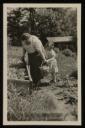 Unknown Photographer, ‘Photograph of Henriette von Motesiczky gardening with a young girl’ [c.1930s]