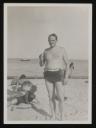 Unknown Photographer, ‘Photograph of Karl von Motesiczky standing on a beach smoking’ [c.1930s]