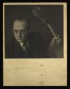 Unknown Photographer, ‘Photograph of Karl von Motesiczky holding a cello’ [c.1930s]