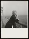 Unknown Photographer, ‘Photograph of Marie-Louise von Motesiczky standing by the railing of a ferry ’ [c.1960s]