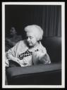 Unknown Photographer, ‘Photograph of Marie-Louise von Motesiczky sitting on a sofa, an unidentified woman in the background’ [c.1960s–1970s]