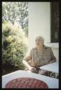 Unknown Photographer, ‘Photograph of Marie-Louise von Motesiczky seated next to a building in a garden’ [c.1990s]
