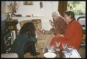 Unknown Photographer, ‘Photograph of Marie-Louise von Motesiczky seated in a living room with three unidentified woman, having tea’ [c.1990s]
