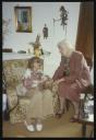 Unknown Photographer, ‘Photograph of Marie-Louise von Motesiczky and an unidentified woman sitting in a living room with an unidentified artwork hanging on the wall behind them ’ [c.1990s]