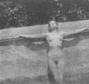 Unknown Photographer, ‘Photograph negative of Marie-Louise von Motesiczky sunbathing nude’ [c.1920s– 1930s]