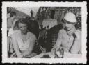 Unknown Photographer, ‘Photograph of Marie-Louise von Motesiczky and an unidentified woman seated at an outdoor table, possibly in a ski resort’ [c.1930s]