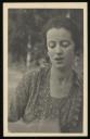 Unknown Photographer, ‘Photograph of Marie-Louise von Motesiczky seated in a field looking down at a book ’ [c.1930s]