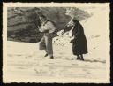 Unknown Photographer, ‘Two copies of a photograph of Marie-Louise von Motesiczky and an unidentified woman hiking through snow  ’ [c.1930s]