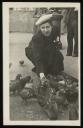 Unknown Photographer, ‘Two copies of a photograph of Marie-Louise von Motesiczky feeding pigeons’ [c.1940s]