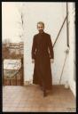 Marie-Louise Von Motesiczky, ‘Photograph of Victor de Waal standing outside wearing a cassock’ June 1977–January 1978