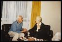Unknown Photographer, ‘Photograph of Marie-Louise von Motesiczky sitting with an unidentified man’ [c.1980s–1990s]