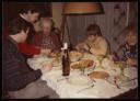 Marie-Louise Von Motesiczky, ‘Photograph of Charlotte Bondy and others eating a meal at Marie-Louise von Motesiczky’s house’ [c.1994]
