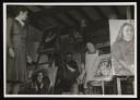 collection owner: Marie-Louise Von Motesiczky, ‘Photograph of Veza and Elias Canetti, Marie-Louise von Motesiczky and Marie Hauptmann in their house in Amersham surrounded by artworks by Marie-Louise von Motesiczky’ [1940s]  