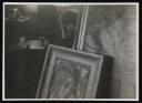collection owner: Marie-Louise Von Motesiczky, ‘Photograph of Veza Canetti in their house in Amersham surrounded by artworks by Marie-Louise von Motesiczky’ [1940s]  