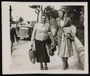Unknown Photographer, ‘Photograph of Marie Hauptmann and Marie-Louise von Motesickzy walking down a street ’ [c.1940s–1954]