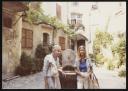 Unknown Photographer, ‘Photograph of Käthe von Porada and an unidentified young woman, standing in a courtyard in front of a water fountain’ July 1979