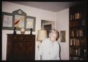 Unknown Photographer, ‘Photograph of Käthe von Porada standing with a bookcase behind her and an unidentified artwork hanging on the wall ’ 13 October 1981 