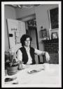 Marie-Louise Von Motesiczky, ‘Photograph of an unidentified woman sitting at a dining table’ [1980s]