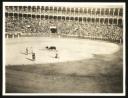 Marie-Louise Von Motesiczky, ‘Photograph of five matadors and a bull in an arena in Spain’ [1927]