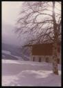 Marie-Louise Von Motesiczky, ‘Photograph of snow covered house and tree, Switzerland’ April 1981