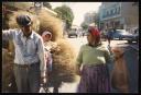 Marie-Louise Von Motesiczky, ‘Photograph of a man pulling a hay-cart with young girl sitting on it and a woman walking beside them, in Turkey’ [1986]