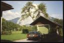 Marie-Louise Von Motesiczky, ‘Photograph of a car sitting in a driveway with a mountain in the background in Altaussee, Austria ’ [1988]  