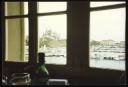 Marie-Louise Von Motesiczky, ‘Photograph of a harbour and a large church through the window of a restaurant in Majorca’ [1988]